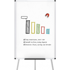 Sponsored Advertising - VIZ-PRO Conference Easel - Erasable & Magnetic Whiteboard - Adjustable in height & use...