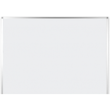 BoardsPlus - Magnetic Whiteboard, 90 x 60 cm, with aluminum frame and marker holder