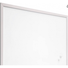 Raylu Paper® - Magnetic Whiteboard with White Wooden Frame, Dry Erase Whiteboard with Two Magnets for Acc...