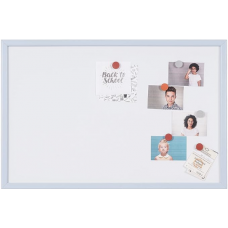 Bi-Office, Magnetic Whiteboard Pastel Frame, Dry Erase, MDF Frame with Pastel Blue Finish, 40x30cm
