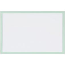 Bi-Office, Whiteboard with pastel green frame, magnetic dry erase, 60x40cm