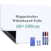 Warasee Magnetic Adhesive Whiteboard, 60 * 100cm Erasable Wall-Mounted Magnetic Board, Used for Weekly/Table...