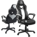 JOYFLY Ergonomic Gaming Chair Gamer Armchair Lumbar Support, PU Leather Gaming Armchair Racing Style Office Chair Ha...