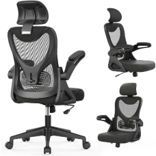 Office Chair - Ergonomic office chair with lumbar support & adjustable armrests & headrests, Office chair...