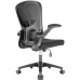 Durrafy Ergonomic Office Chair, Office Armchair with Folding Armrests, Height Adjustable Swivel Chairs...