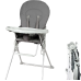 Bambisol Fixed Foldable Baby High Chair | Ultra Compact and Lightweight, Removable Adjustable Tablet | Grey