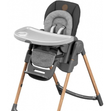 Maxi-Cosi Minla Scalable Baby High Chair, Adjustable 6 positions, from birth to 14 years up to 60 kg, Essential Graphite