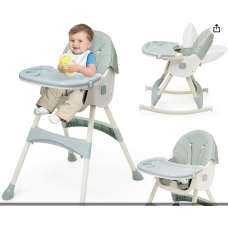 Arkyomi 3 in 1 scalable baby high chair foldable high chair reclining child reclining chair height adjustable chair with table...