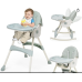 Arkyomi 3 in 1 scalable baby high chair foldable high chair reclining child reclining chair height adjustable chair with table...