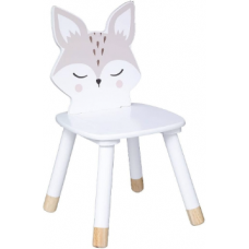 Fox Children's Chair - White - Wood - Atmosphera interior designer