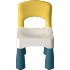 burgkidz Plastic Chair with Curved Back, Perfect Addition to Children's Activity Table for Building Blocks...