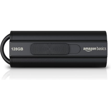 Amazon Basics 128 GB Ultra Fast USB 3.1 Flash Drive, Black